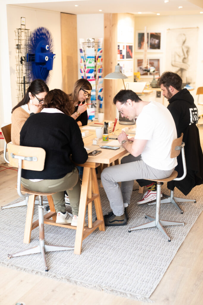 Atelier créatif de linogravure à Remiremont dans les Vosges