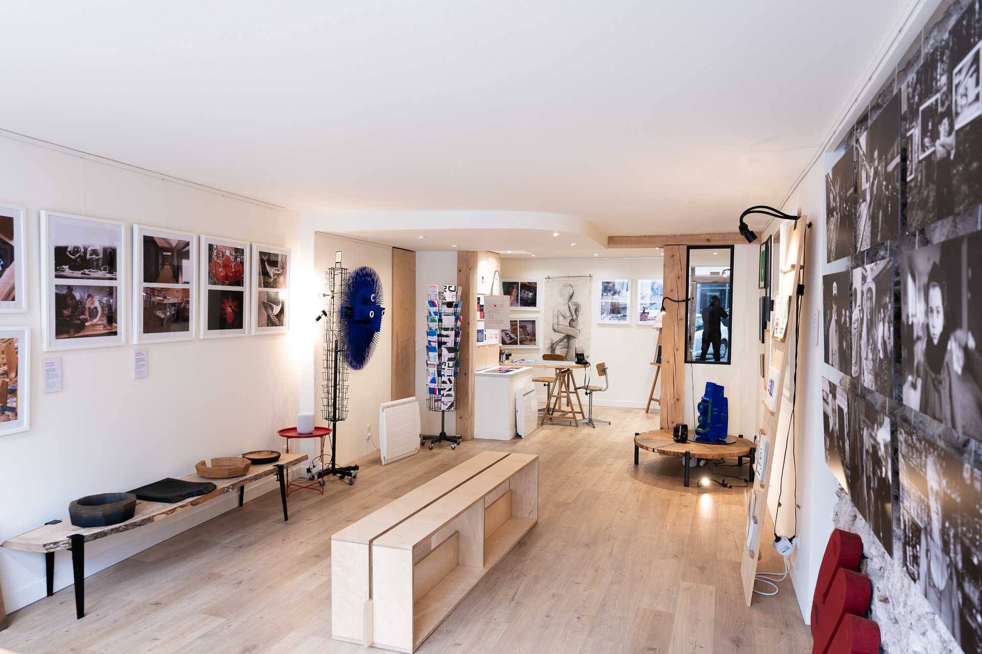 Panoramique de la galerie d'arts Atelier-Atelier à Remiremont Vosges