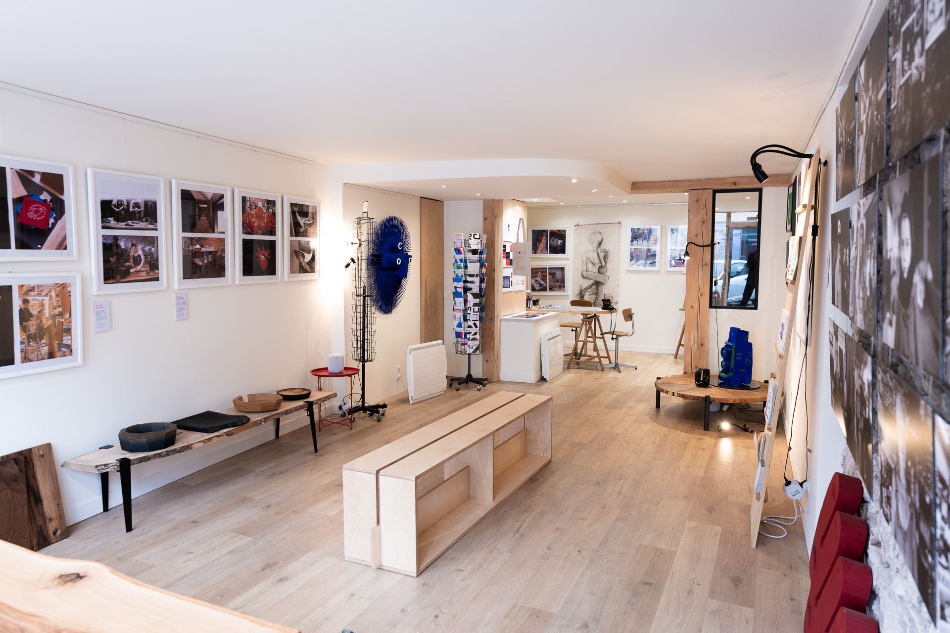 Panoramique de la galerie d'arts Atelier-Atelier à Remiremont Vosges