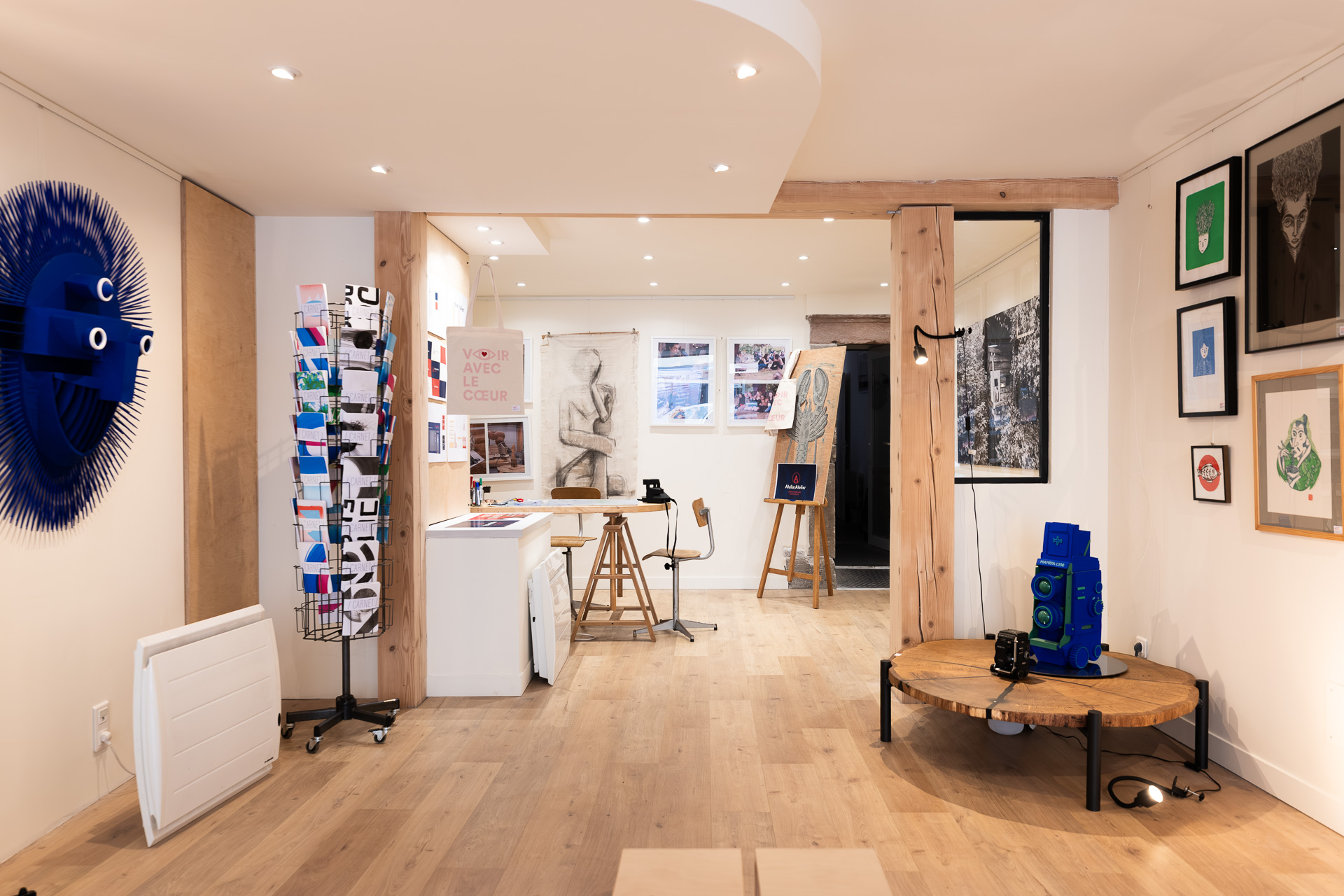 Vue de la galerie Atelier-Atelier à Remiremont